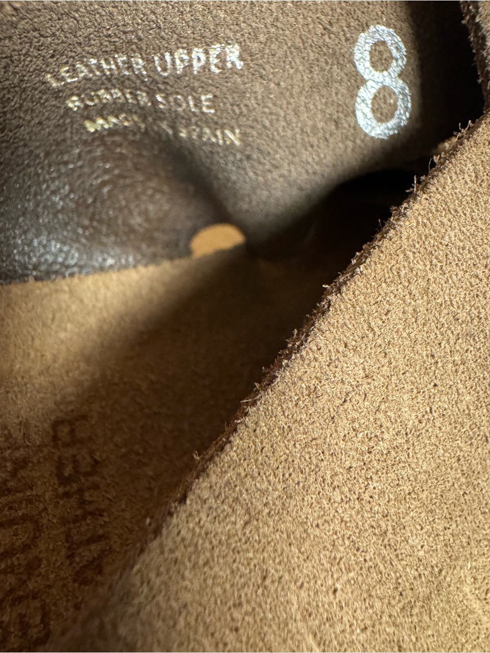 Yokono Genuine Leather Suede Slide Sandals – Made in Spain – Size 8 NWOT - Picture 5 of 5